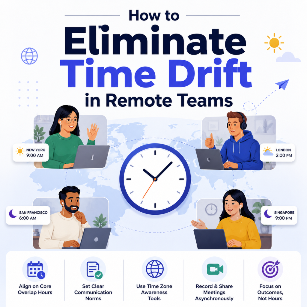 How to Eliminate Time Drift in Remote Teams: A 2026 Guide